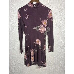 Charlotte Russe Dress Women Medium Floral Long Sleeve boho western fairy grunge